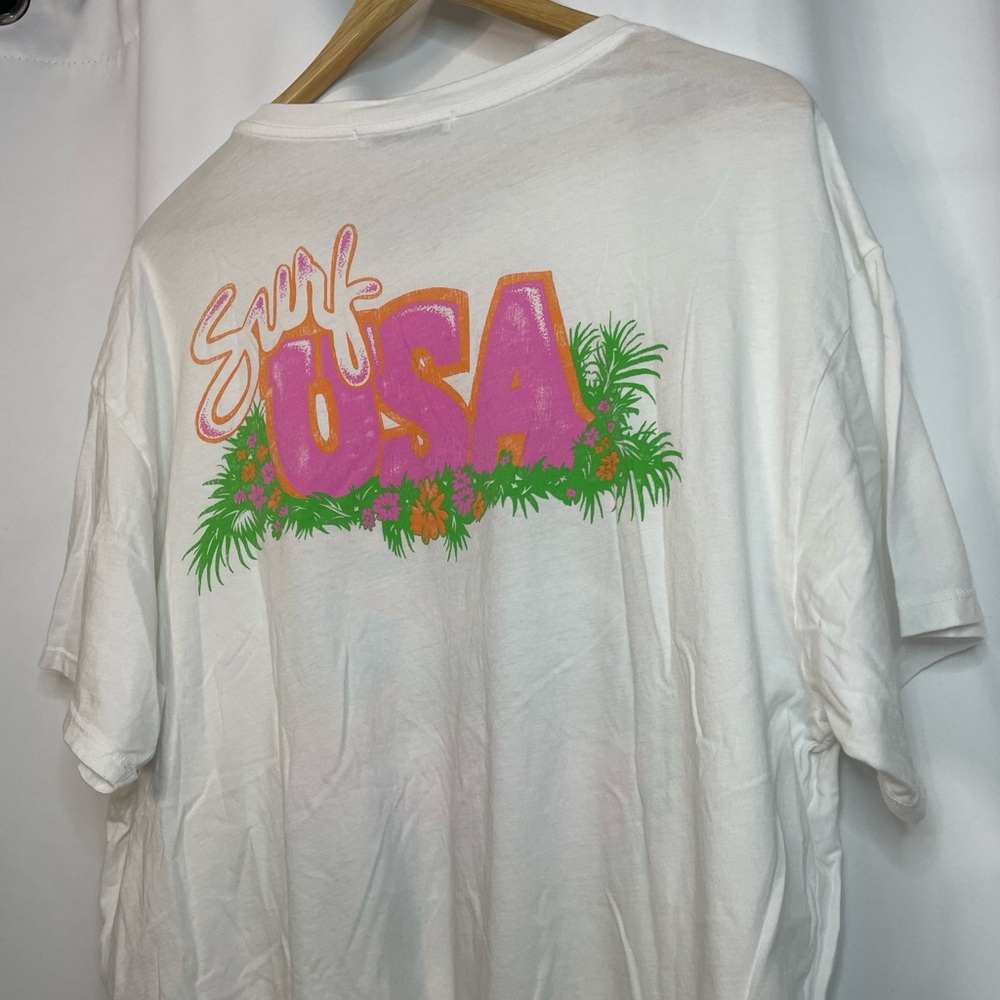 Daydreamer white The Beach Boys Surf USA graphic band tee sz 1X - Picture 4 of 10